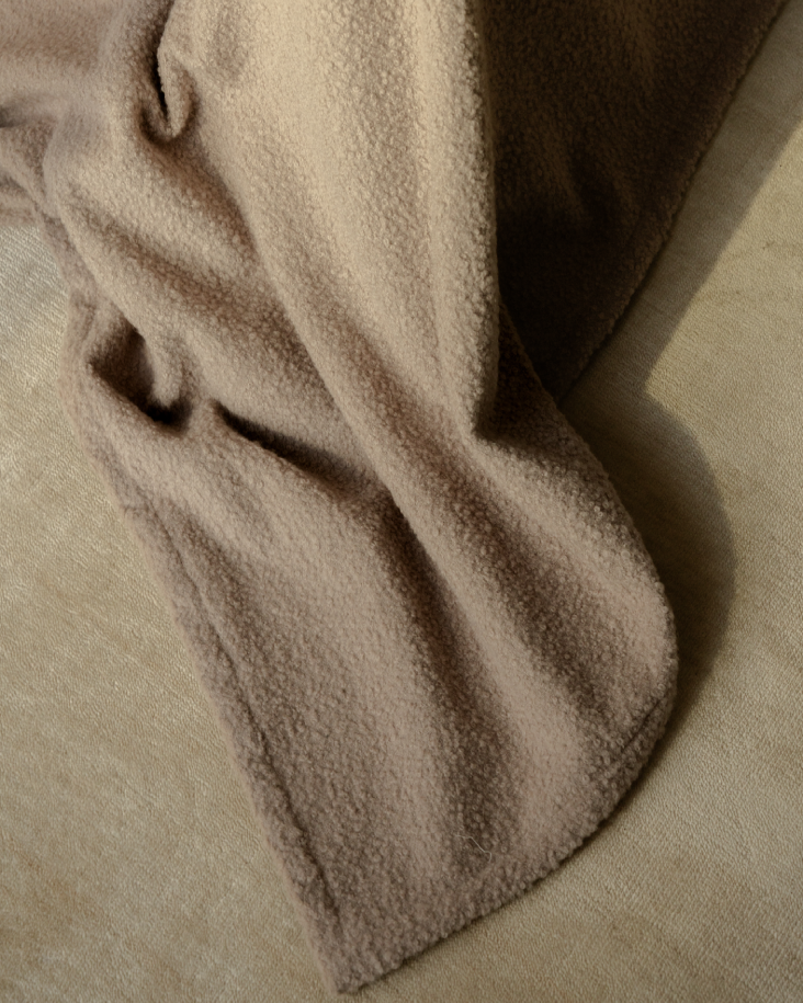 Bouclé Bedcover - Petal Taupe