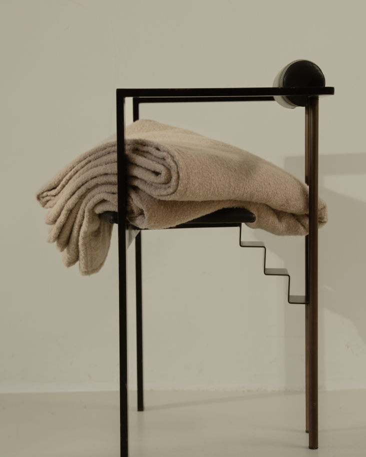 Bouclé Bedcover - Petal Taupe
