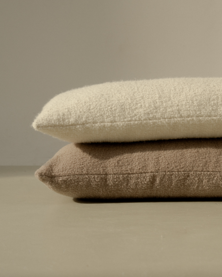 Bouclé Pillowcase - Limestone