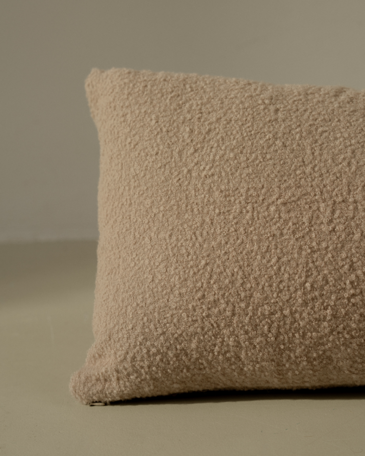 Bouclé Pillowcase - Petal Taupe