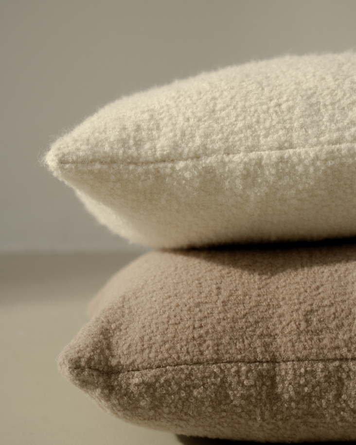 Bouclé Pillowcase - Petal Taupe