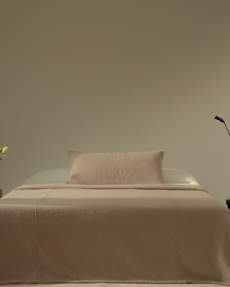 Bouclé Pillowcase - Petal Taupe